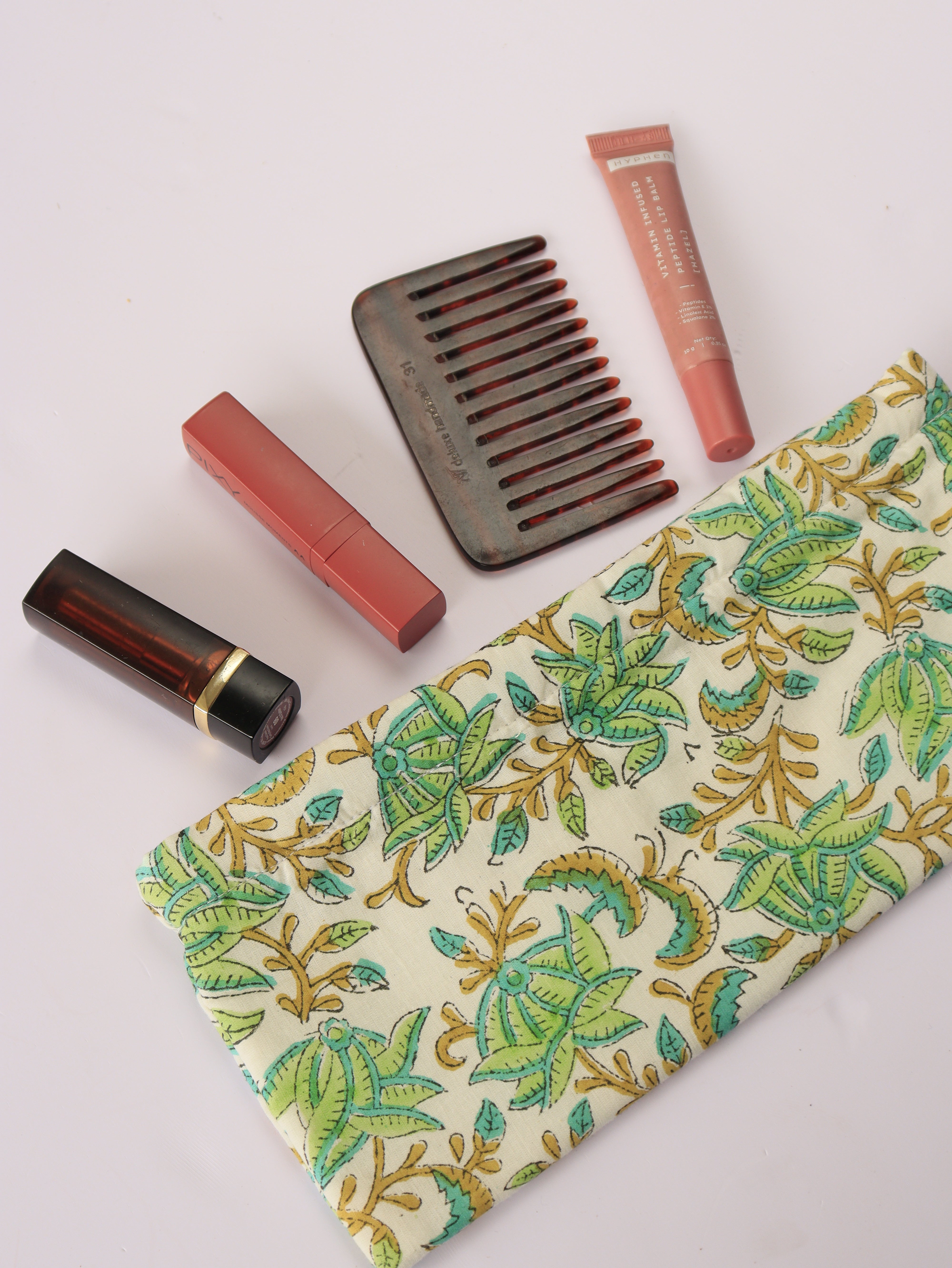 Sustainable Cotton Travel Pouch/Organizer by Ekatra - Small Pouch