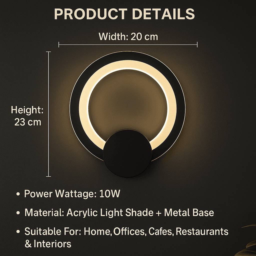 Orbix Wall Light - 10Watt