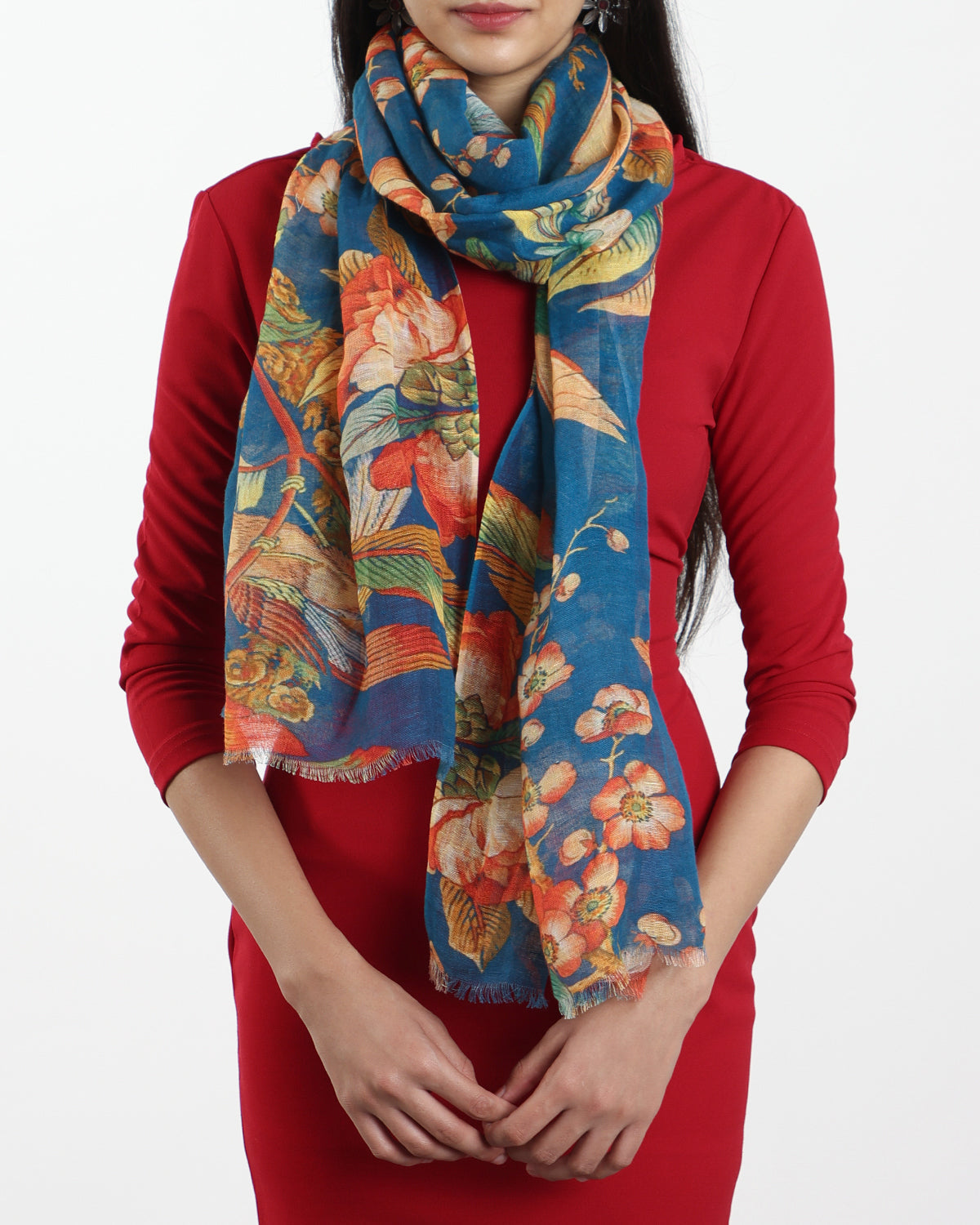 JADE TROPICAL FOREST SCARF