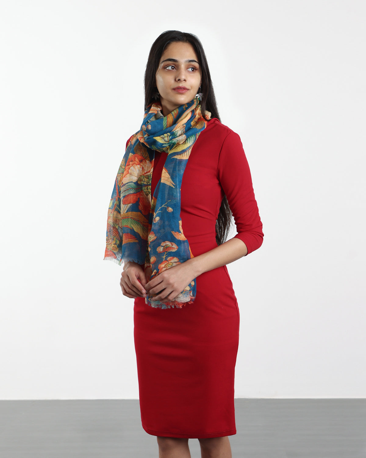 JADE TROPICAL FOREST SCARF