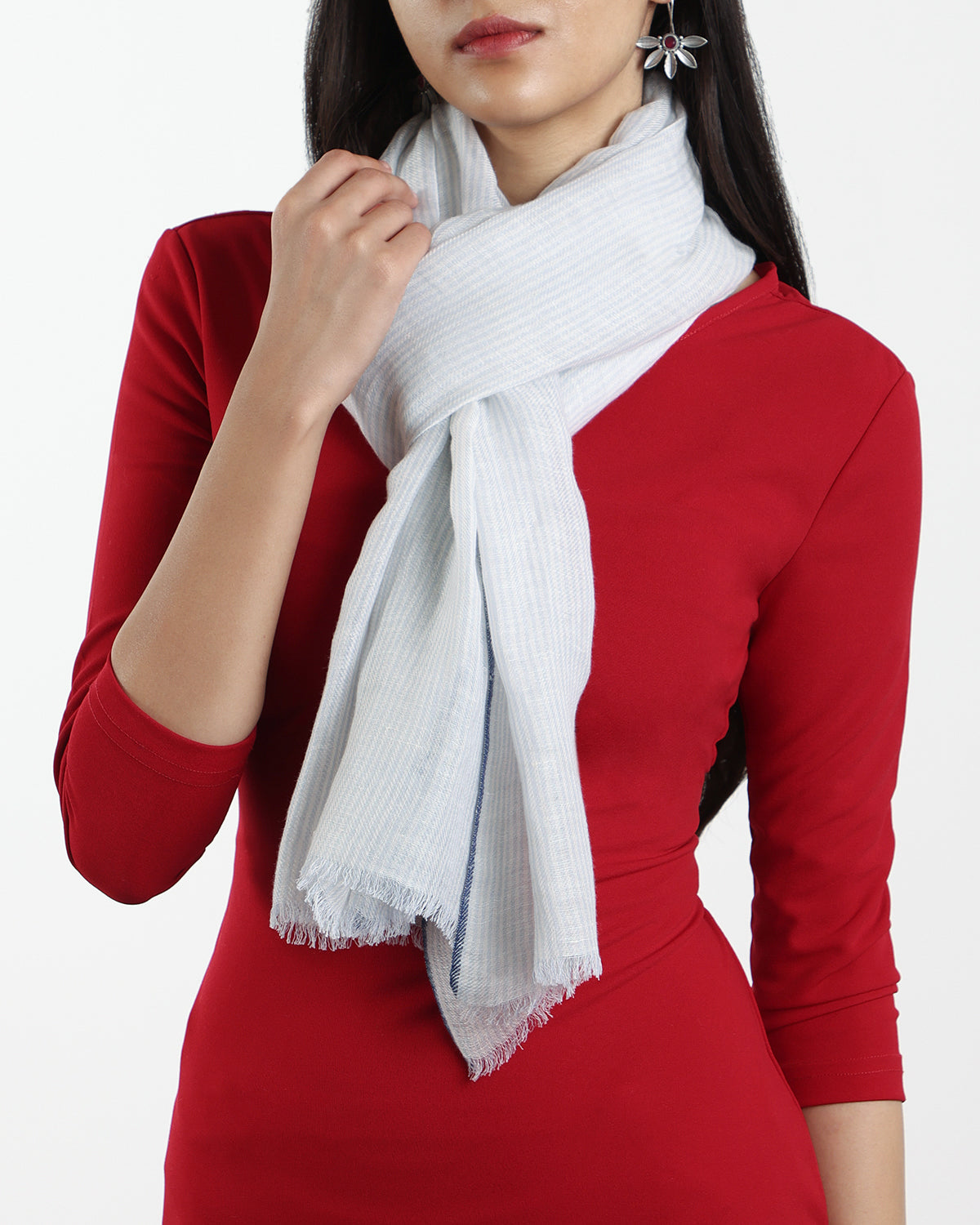 CLASSIC BLUE STRIPES SCARF