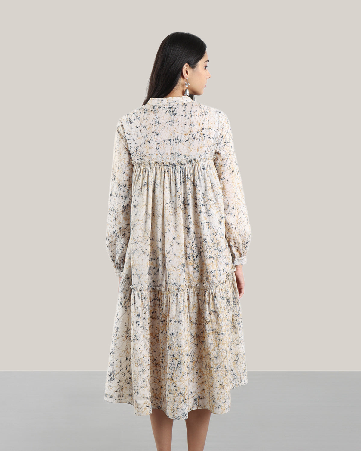 Batik Jive Dress (Corn Yellow)