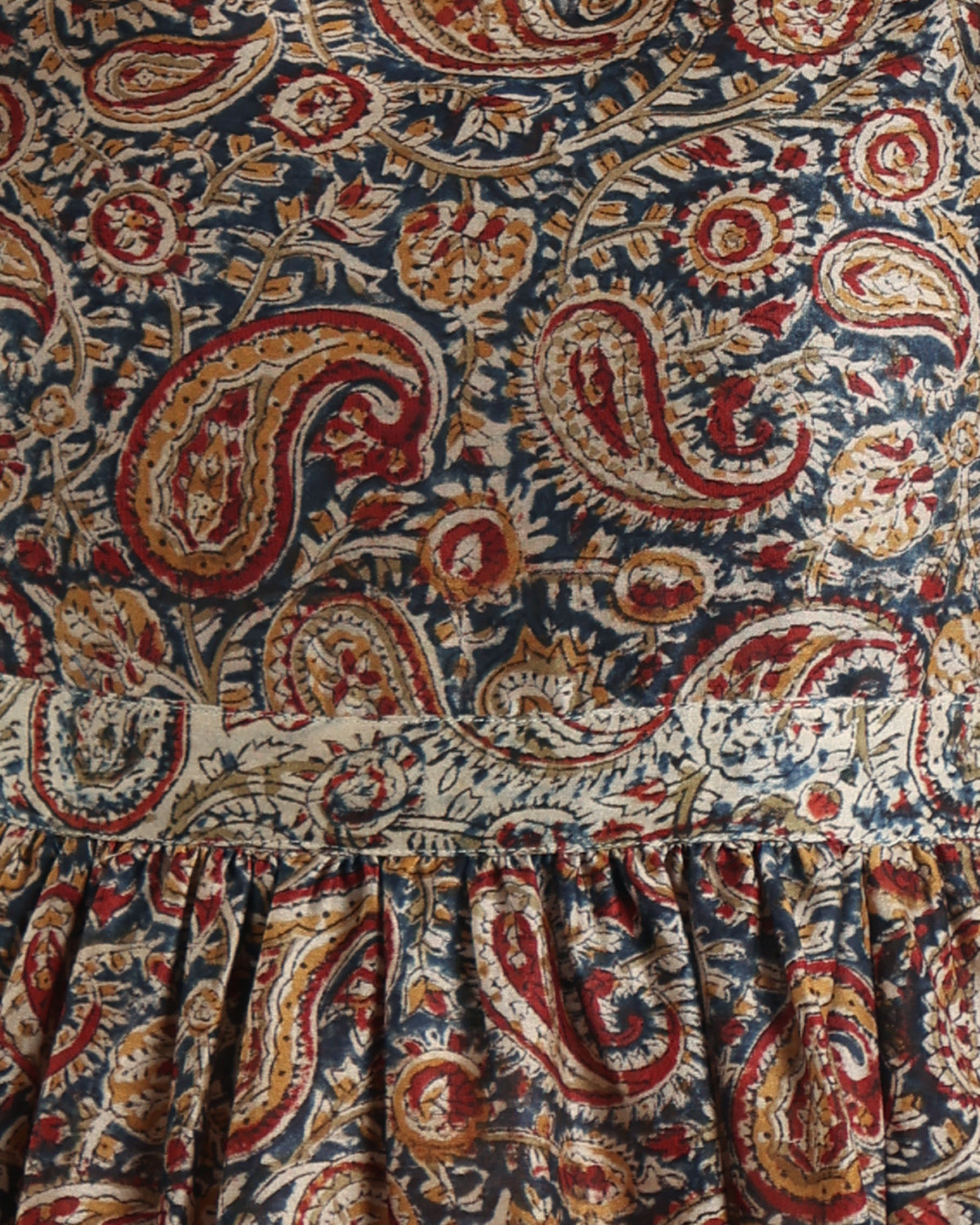 Kalamkari Irish Midnight Dress