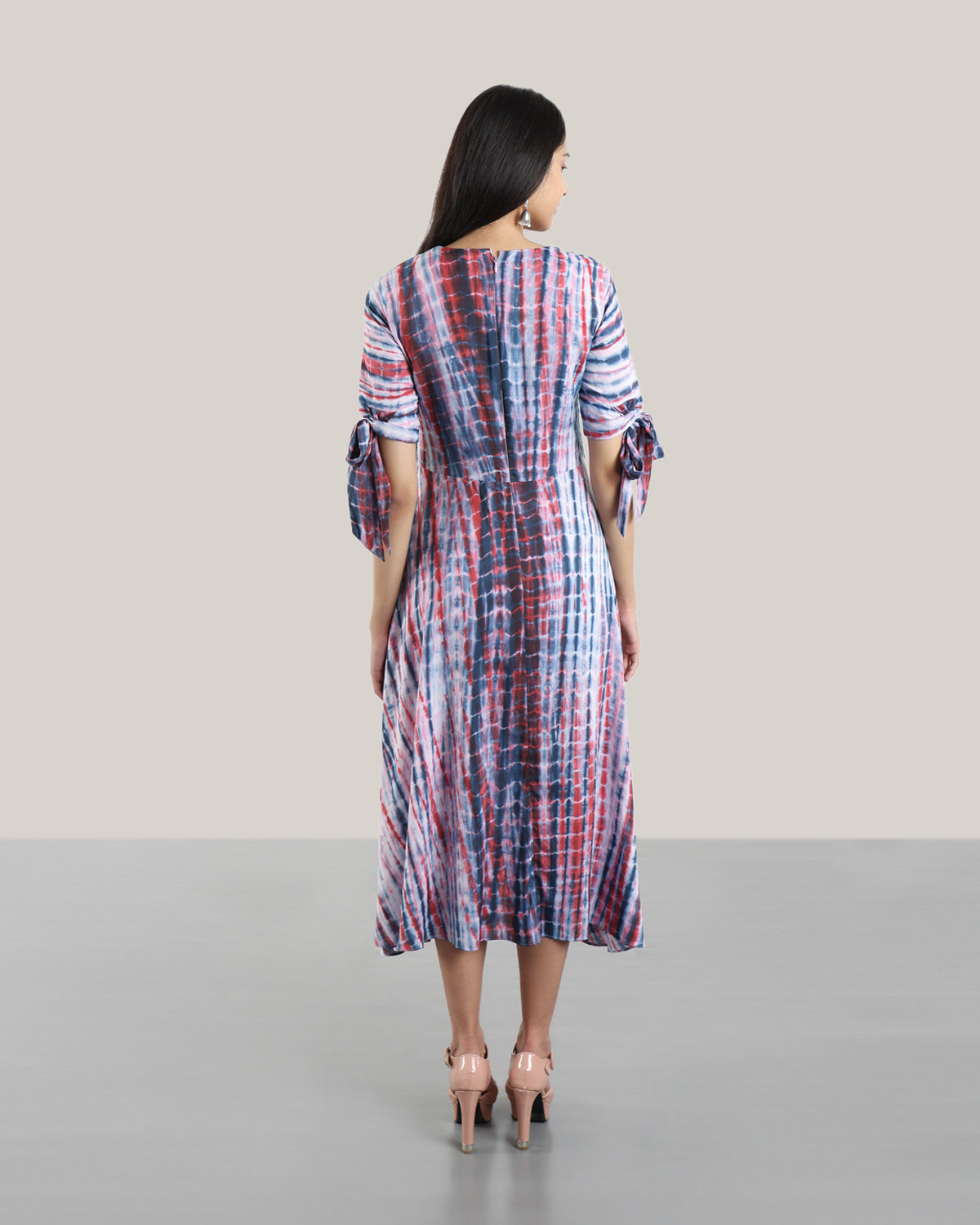 Tie N Dye Salsa Dress (Ruby Violet)