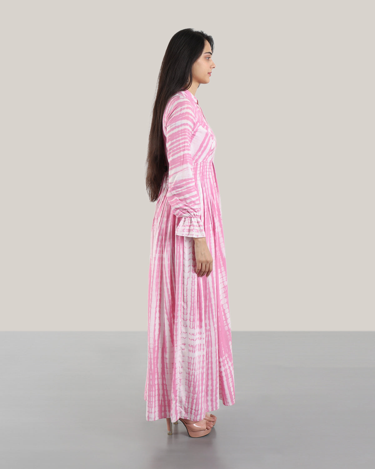 Tie N Dye Fox Trot Dress (Pink)