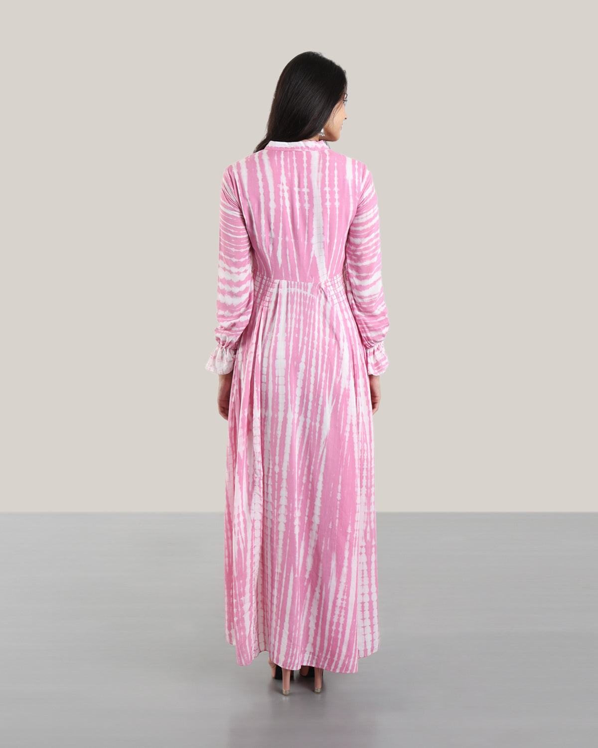 Tie N Dye Fox Trot Dress (Pink)