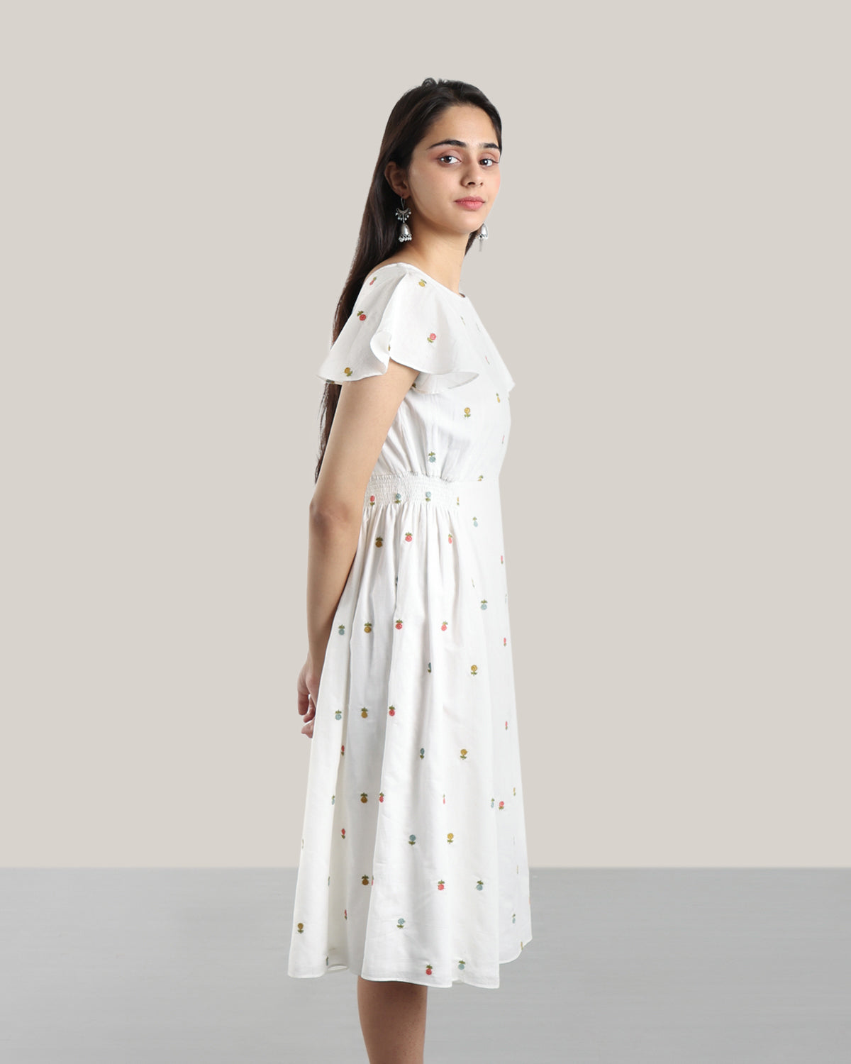 Embroidered Charleston Dress