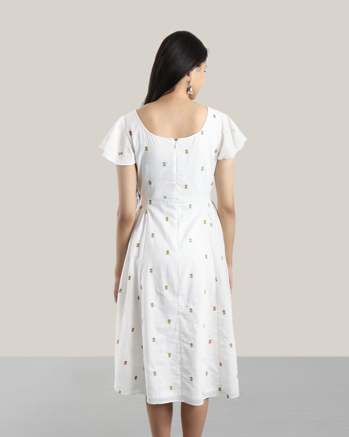 Embroidered Charleston Dress