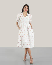 Embroidered (Multicolor) Moon Walk Dress