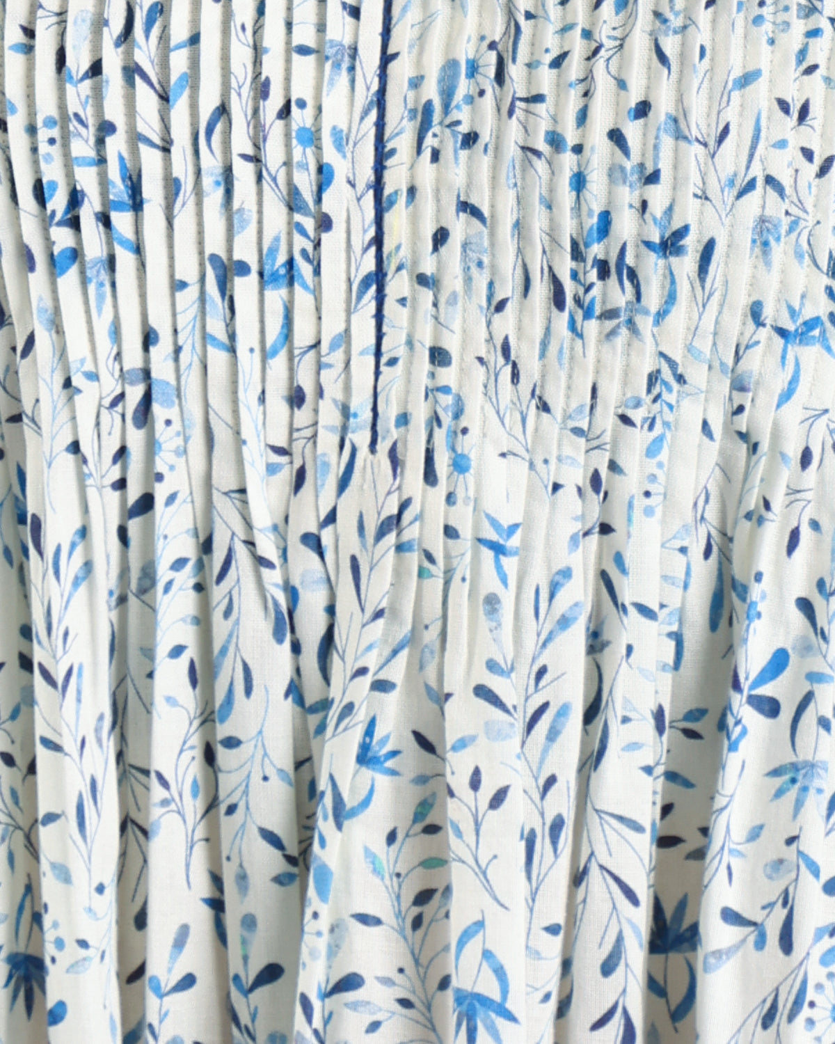 Ditsy Folk Dress (White)