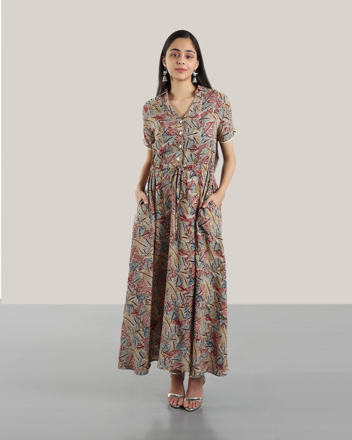 Kalamkari Fusion Dress