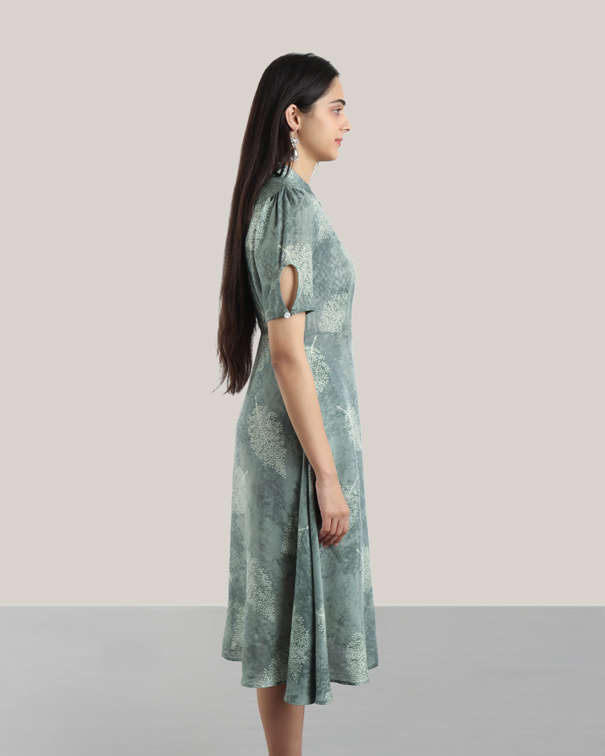 Printed Harlequin Dress