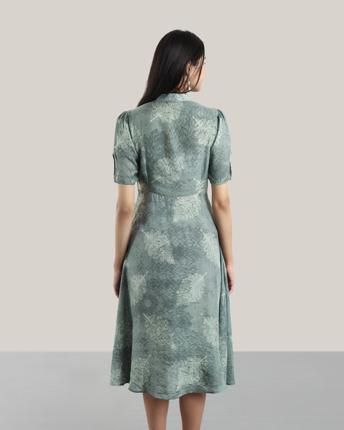 Printed Harlequin Dress