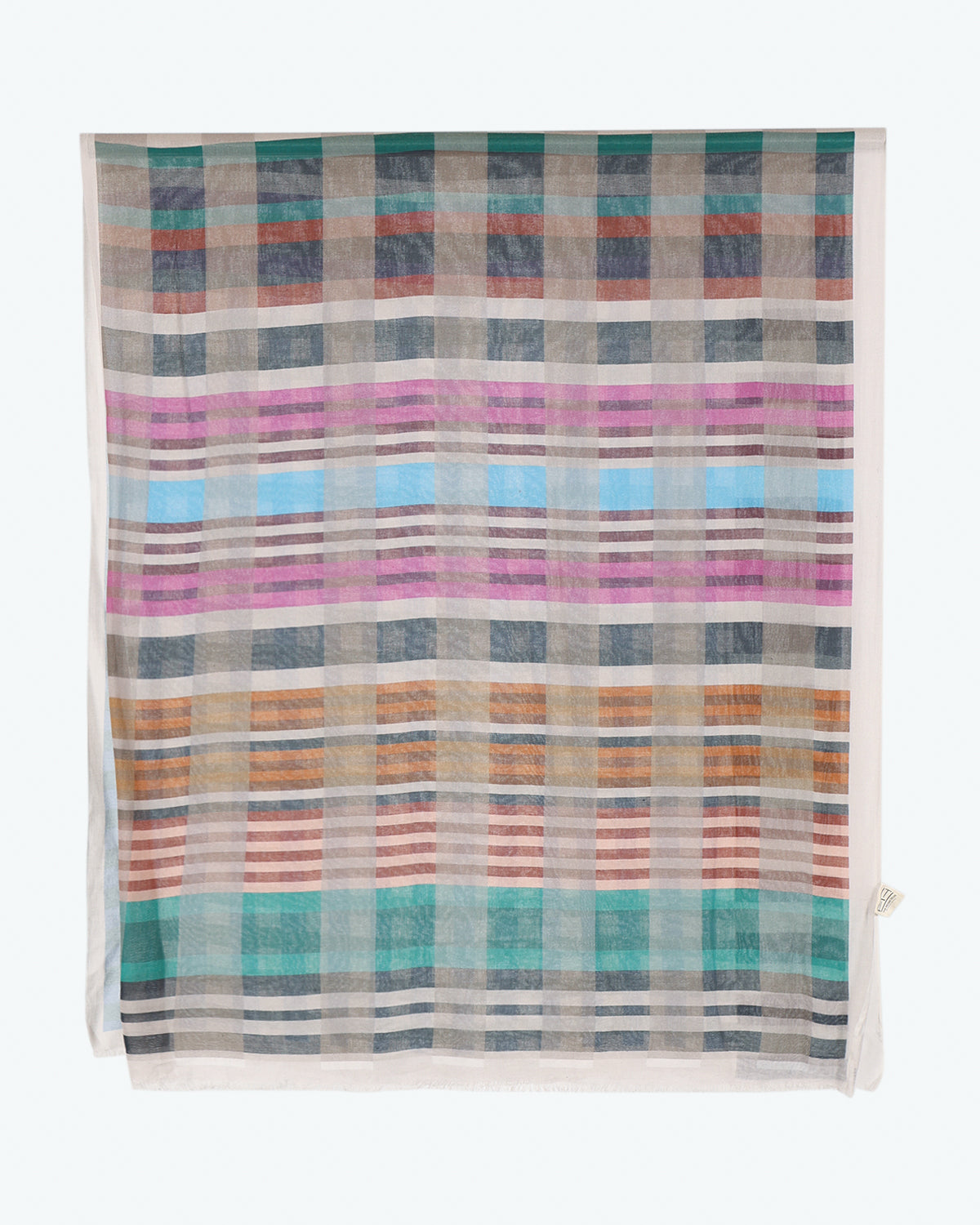 ENGINEERED CHECK (MULTI) SCARF