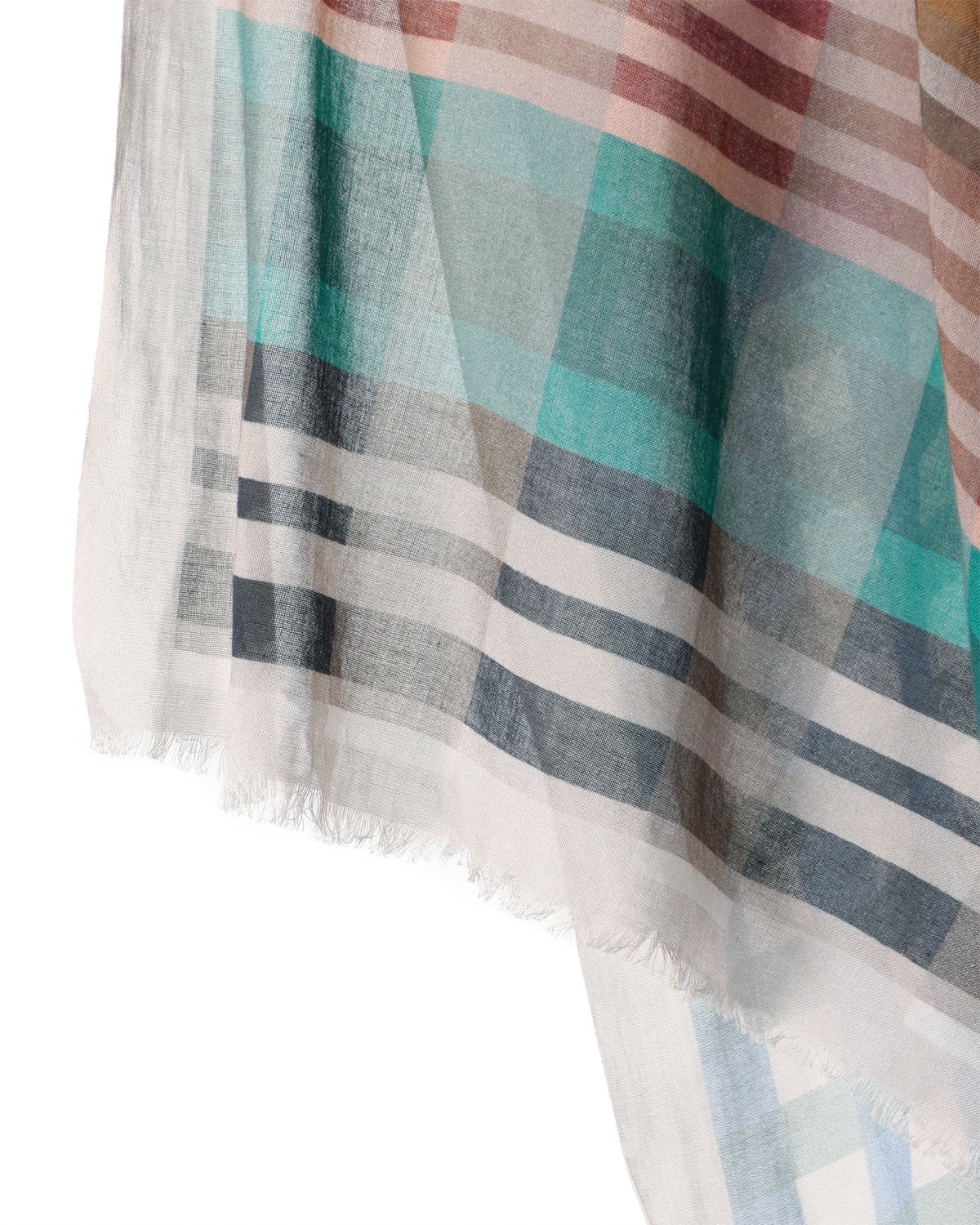 ENGINEERED CHECK (MULTI) SCARF