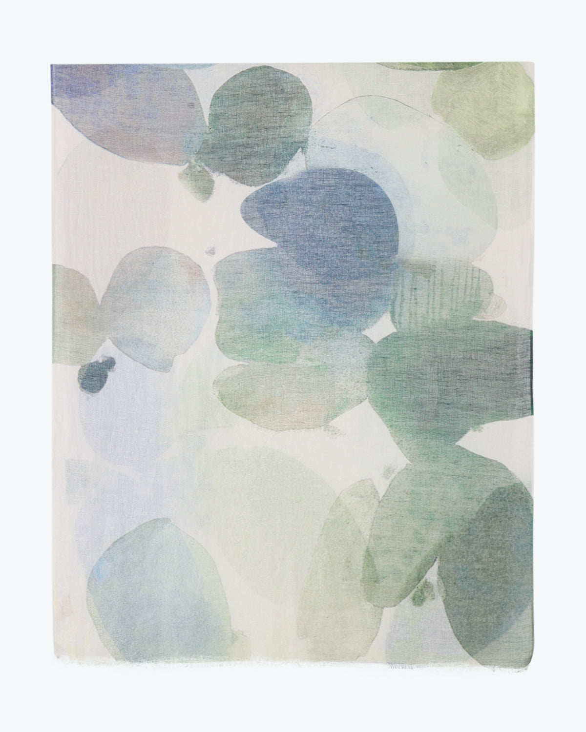 BLUE GREEN SPLASH SCARF