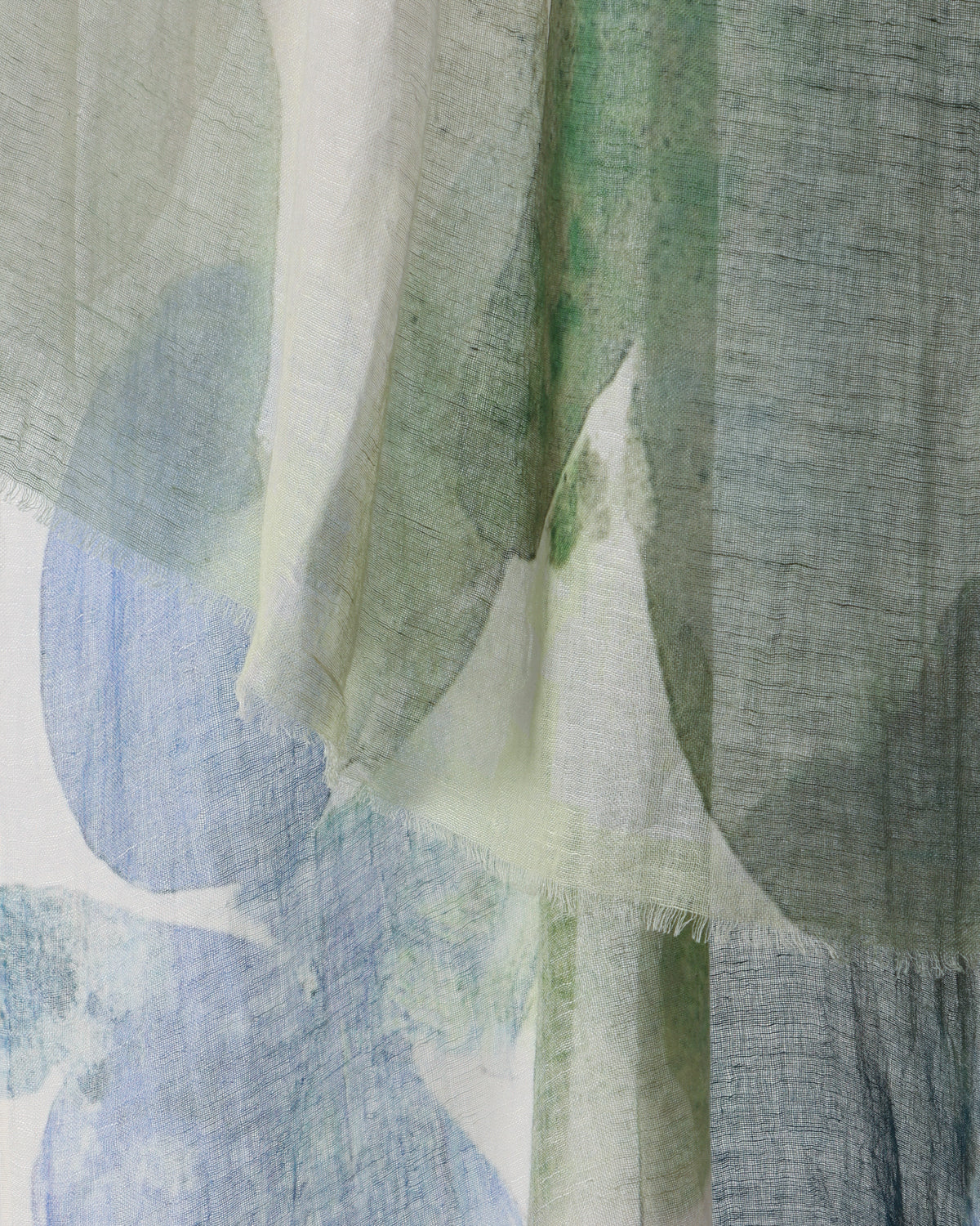 BLUE GREEN SPLASH SCARF
