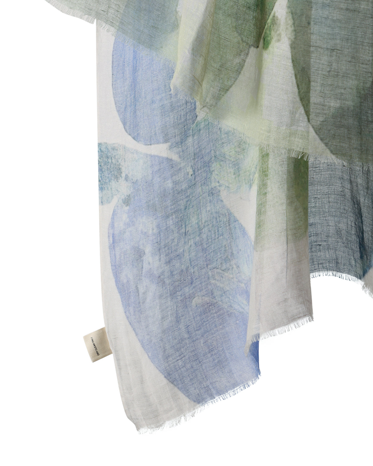 BLUE GREEN SPLASH SCARF