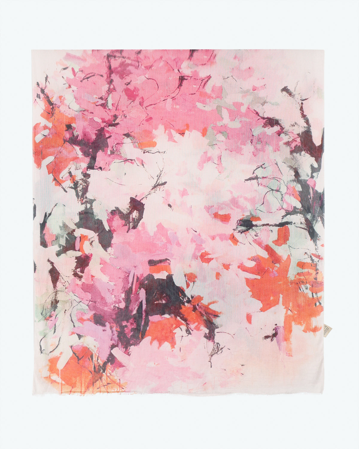 ABSTRACT FLORAL SCARF