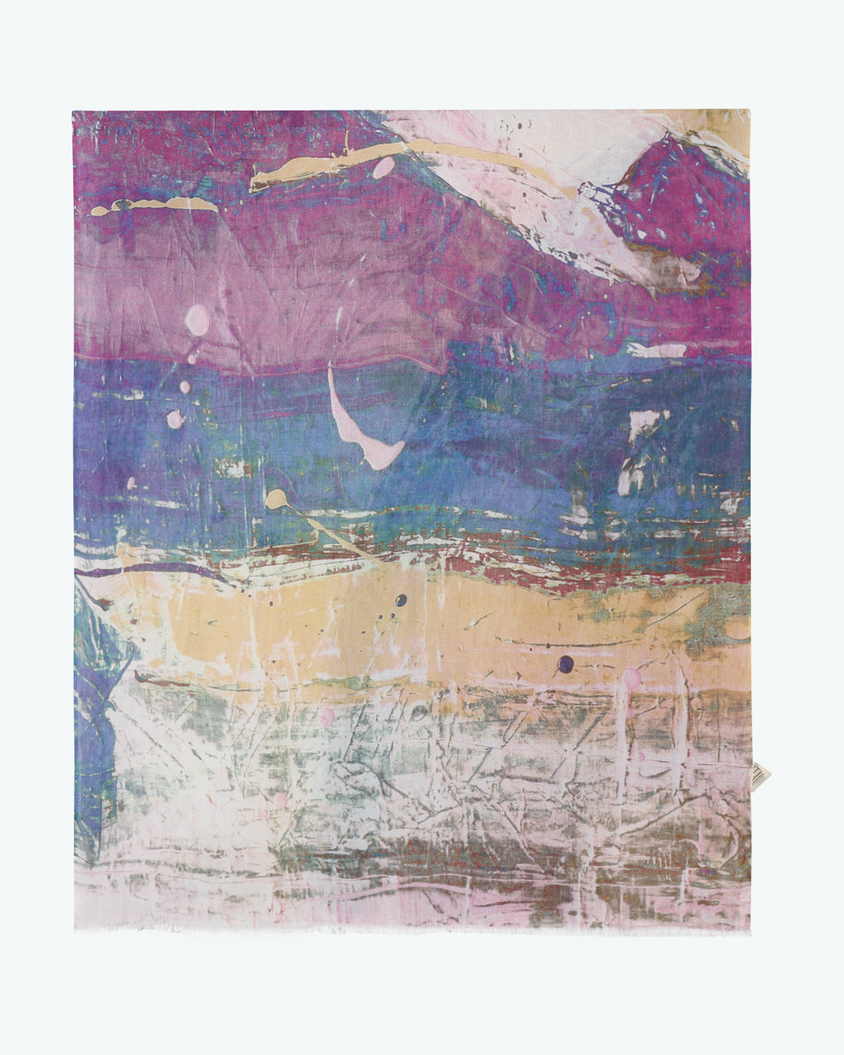 ART STROKE BLUES SCARF