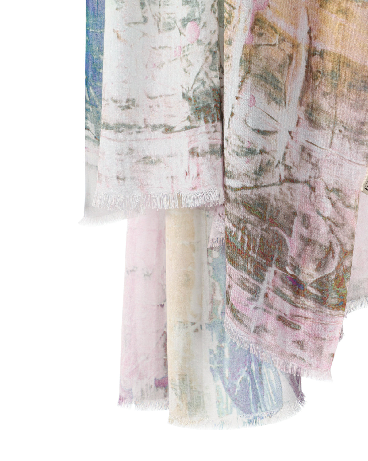 ART STROKE BLUES SCARF