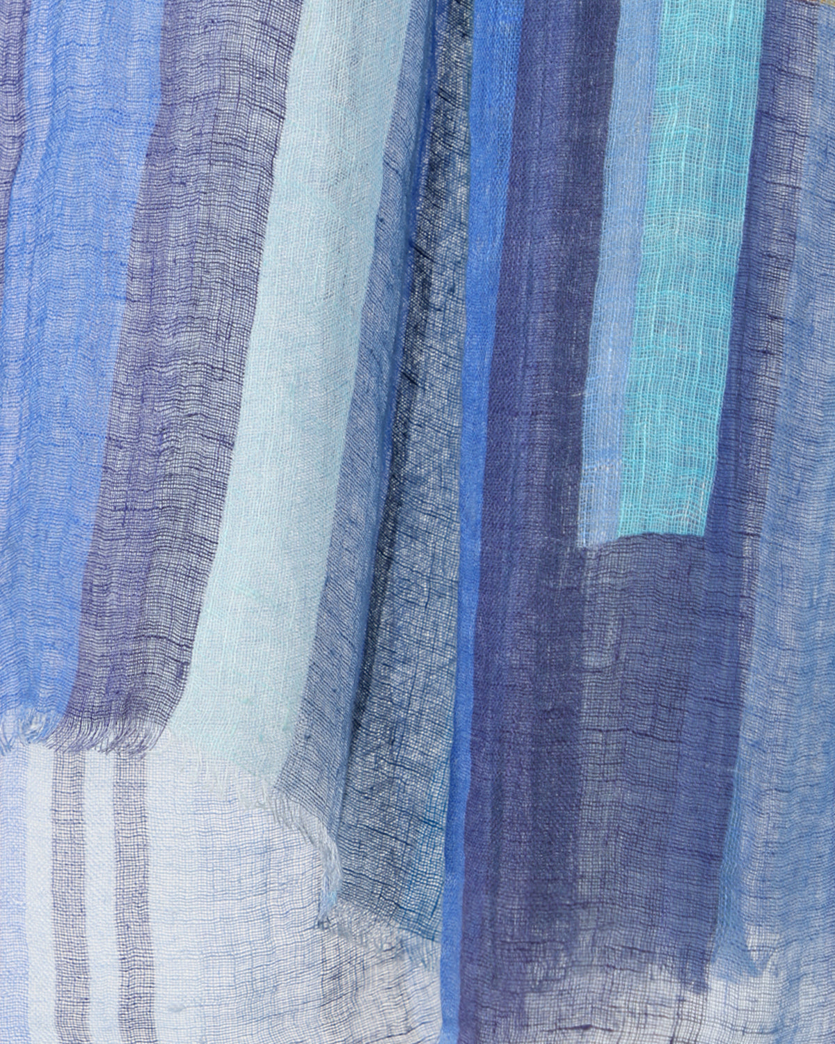 BLUE SPECTRUM SCARF