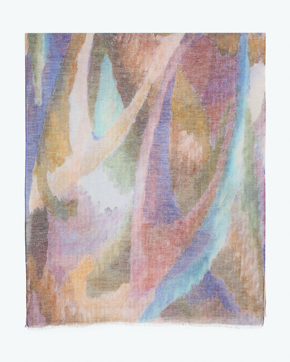 IMPRESSIONIST STROKES SCARF