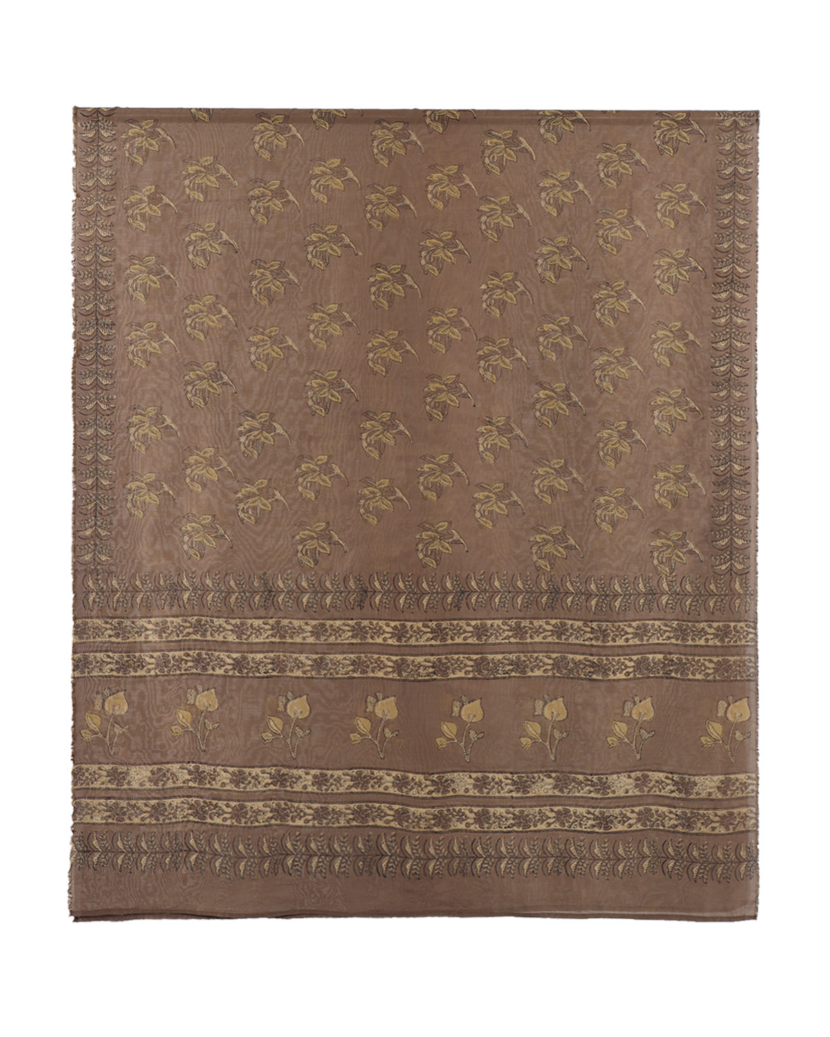 Autumn Twig Dupatta (Ash Brown)
