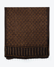 Marigold Honey Dupatta (Teak Brown)