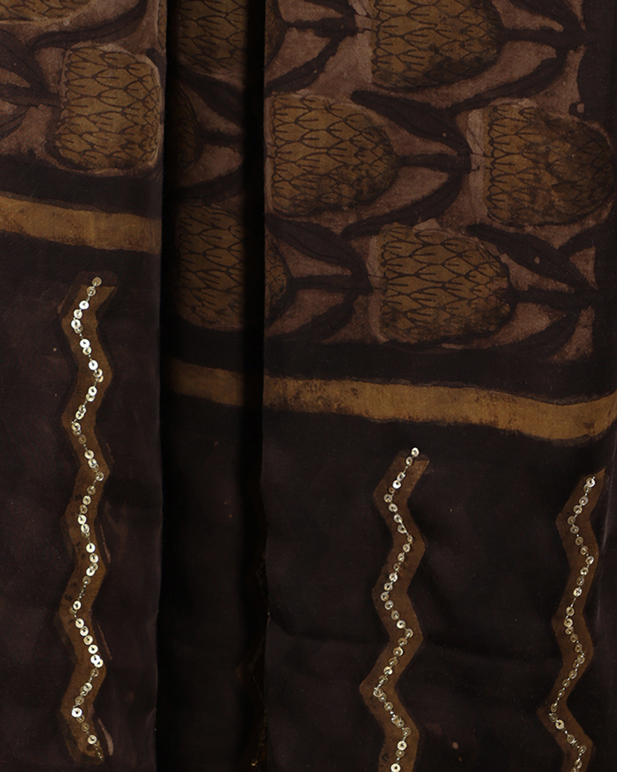 Marigold Honey Dupatta (Teak Brown)