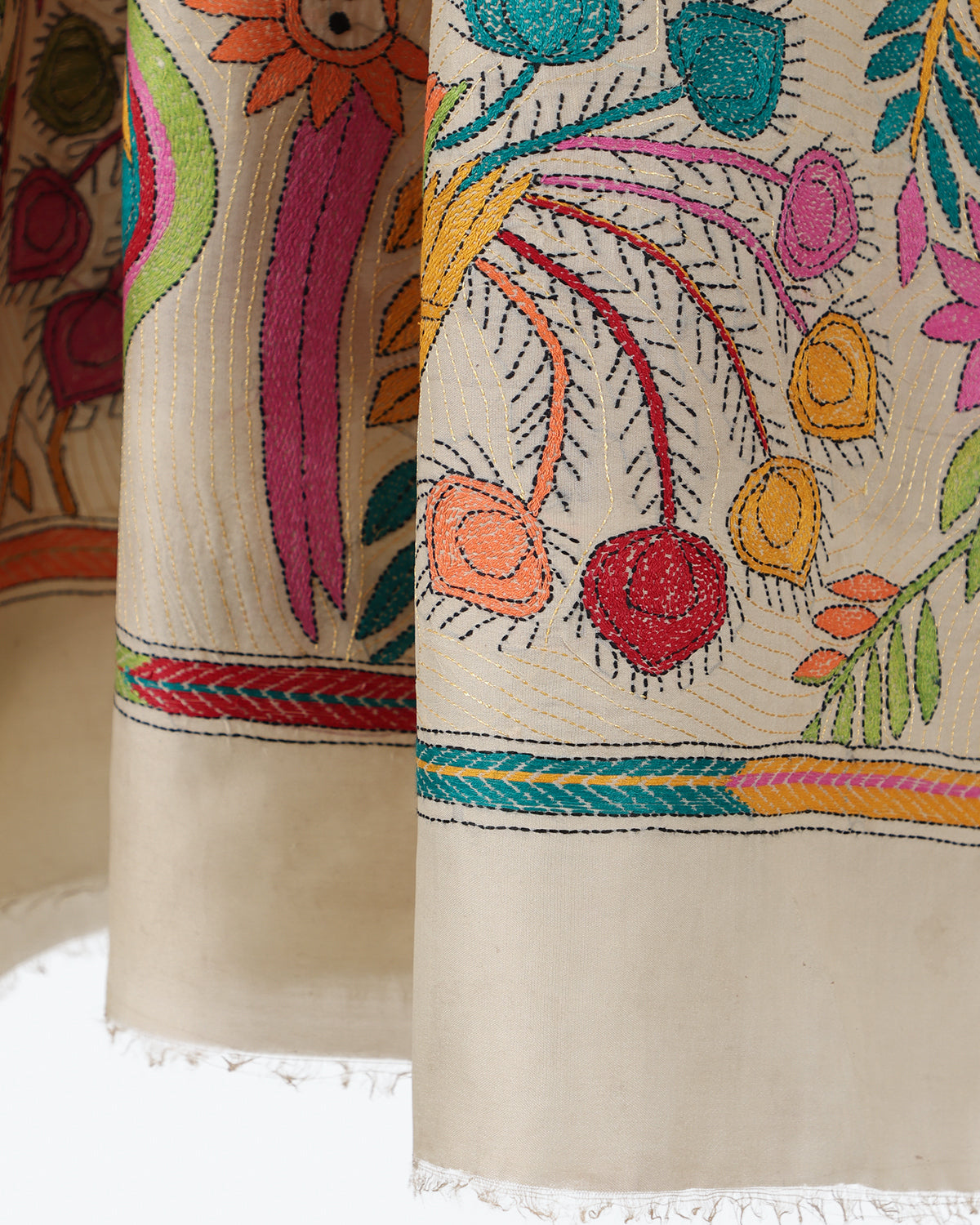 Printed Kantha Dupatta