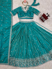 Party Wear Lehenga Choli With Thread & Sequence Work
