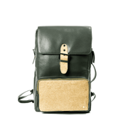 Arden Vegan Leather Backpack - Green