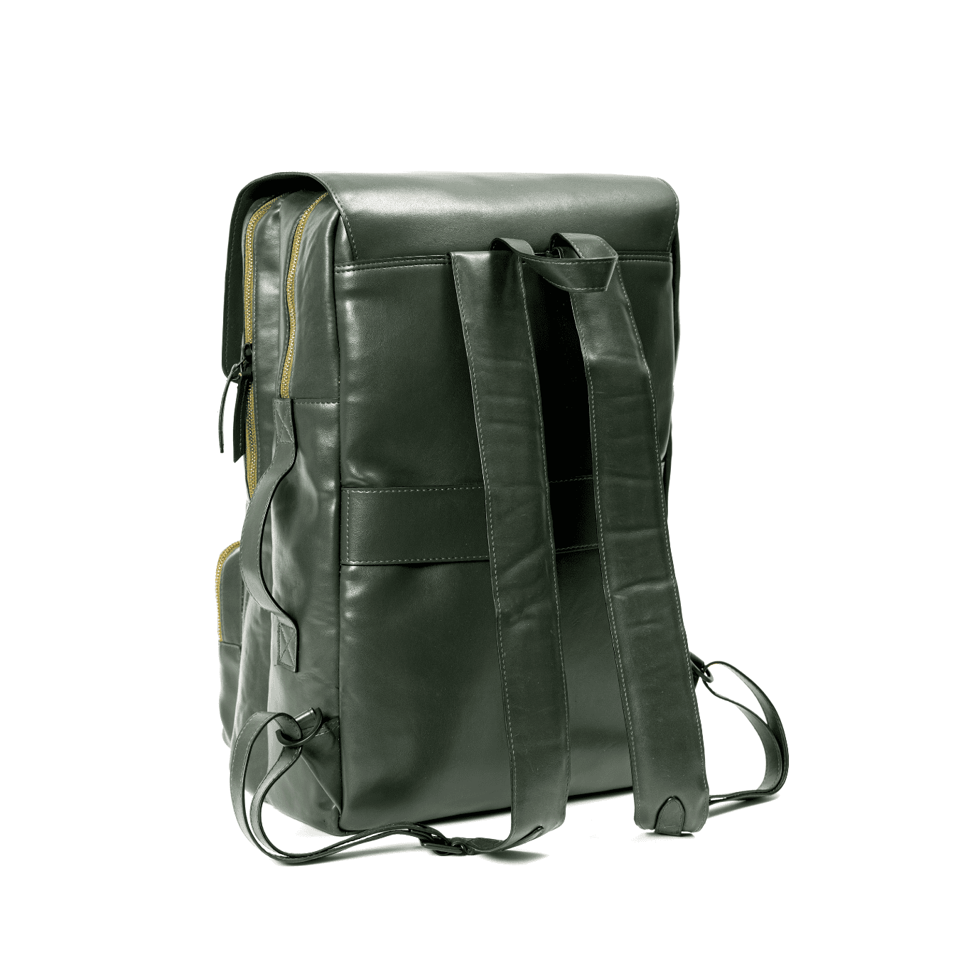Arden Vegan Leather Backpack - Green