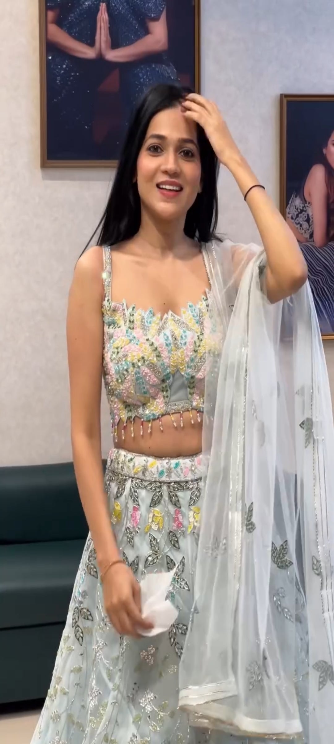 Designer Party Wear Lehenga Choli With Embroidery Work