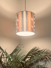 Multicolour Ikat Drum Lampshade