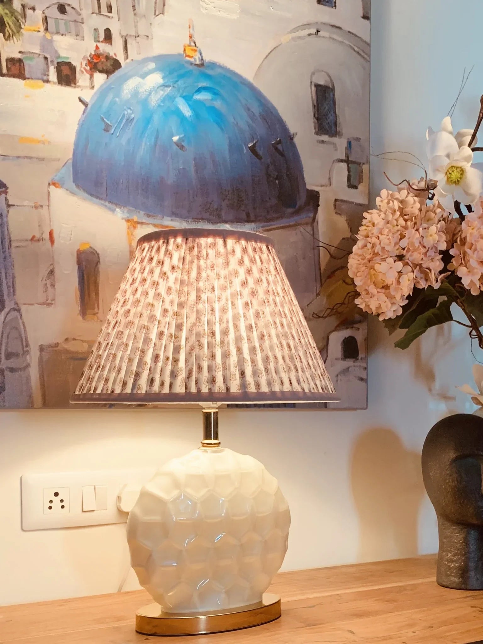 Pink Paisley Empire Lampshade