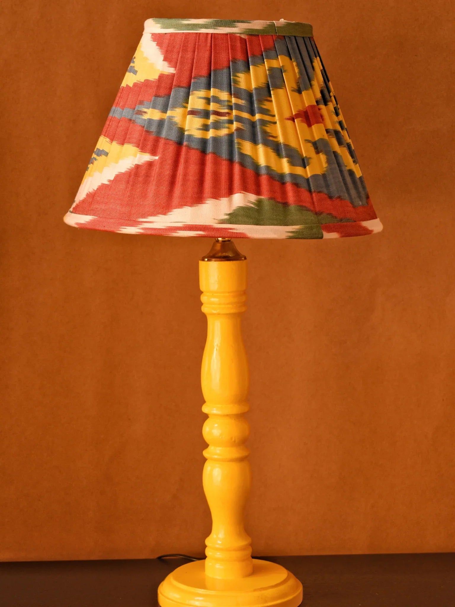 Uzbek Silk Pleated Empire Lampshade