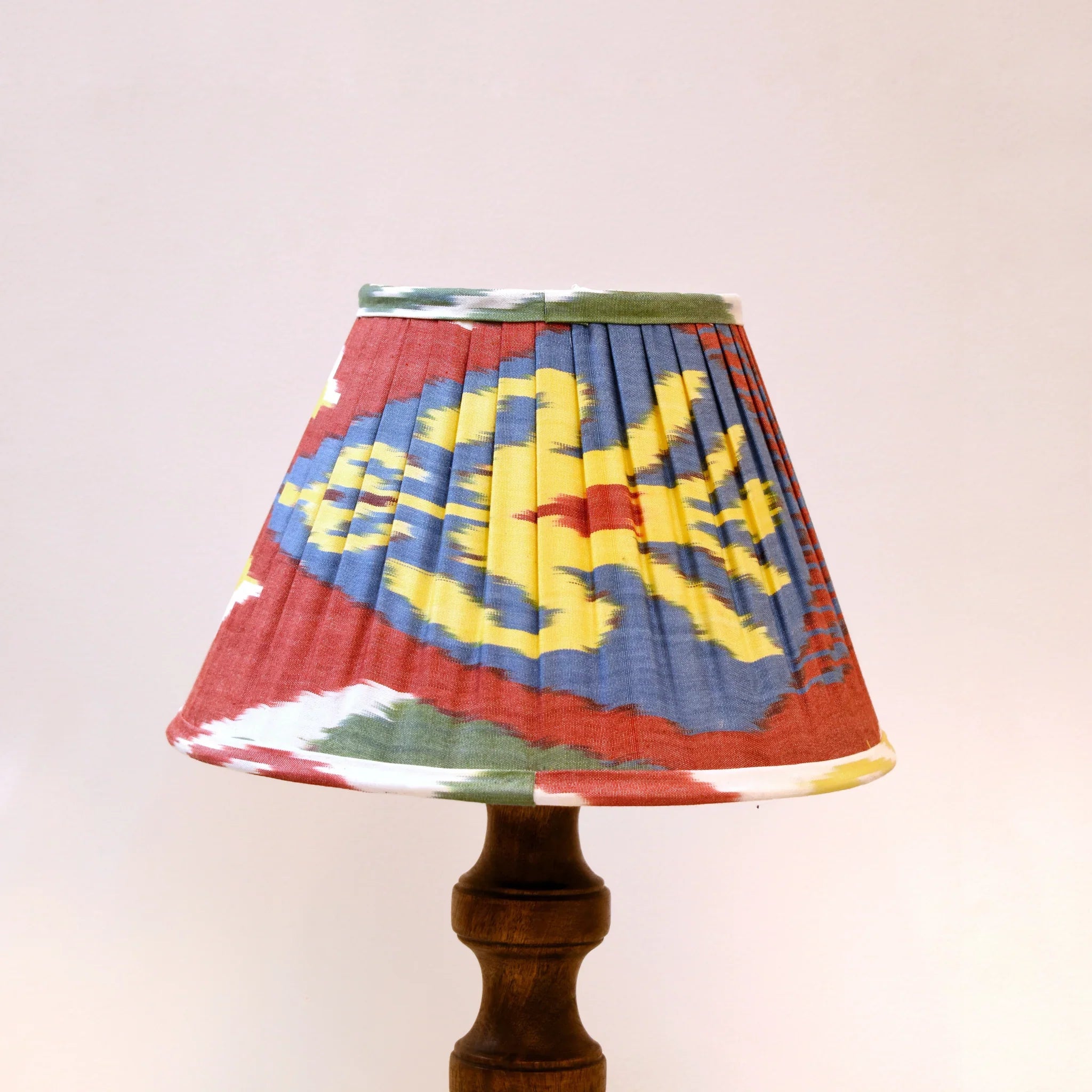 Uzbek Silk Pleated Empire Lampshade