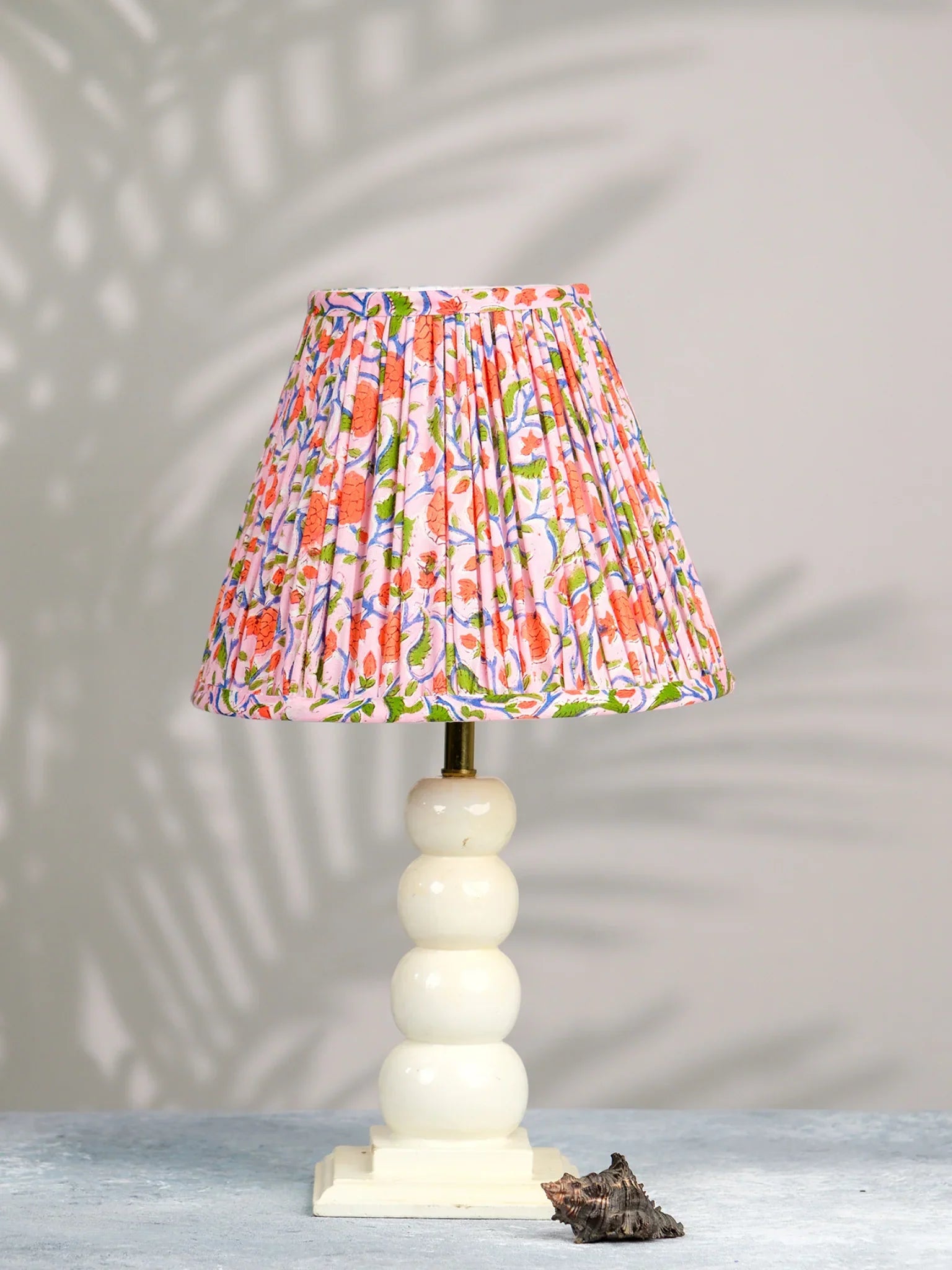 Multicolour Block Print Empire Lampshade