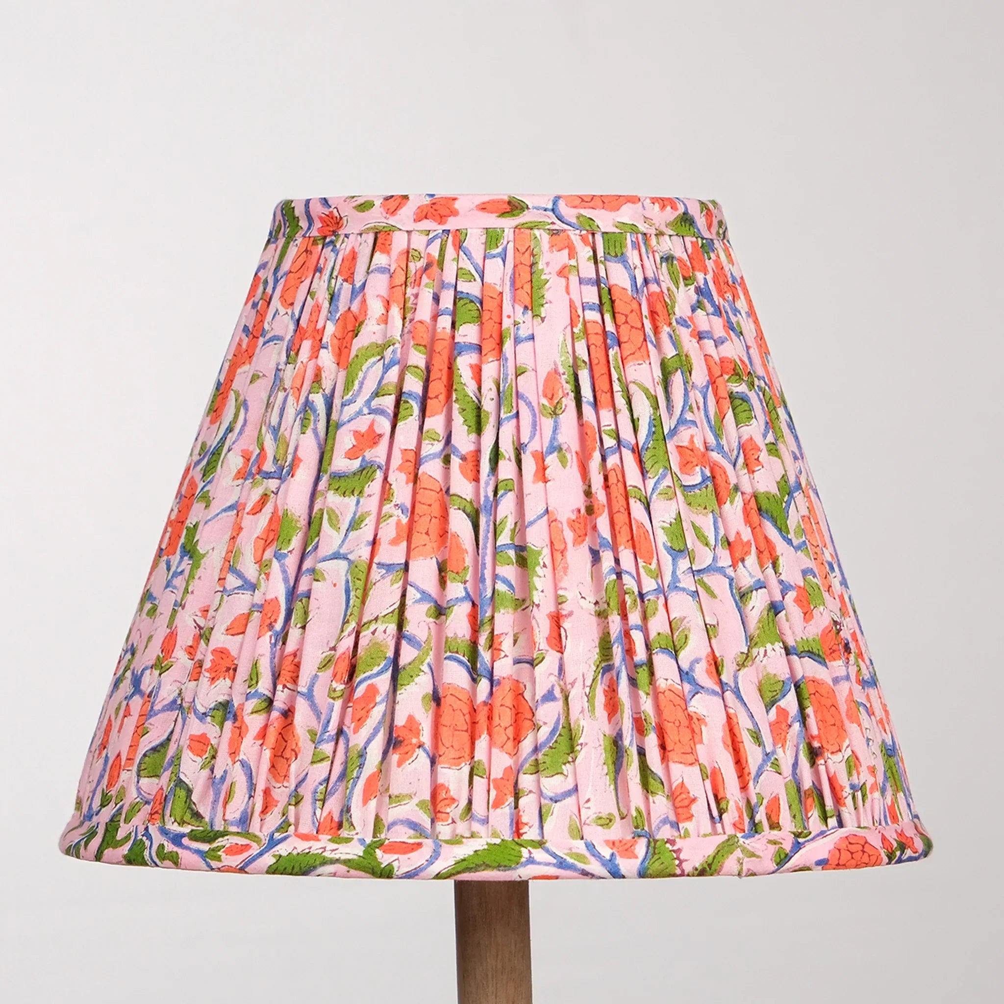 Multicolour Block Print Empire Lampshade
