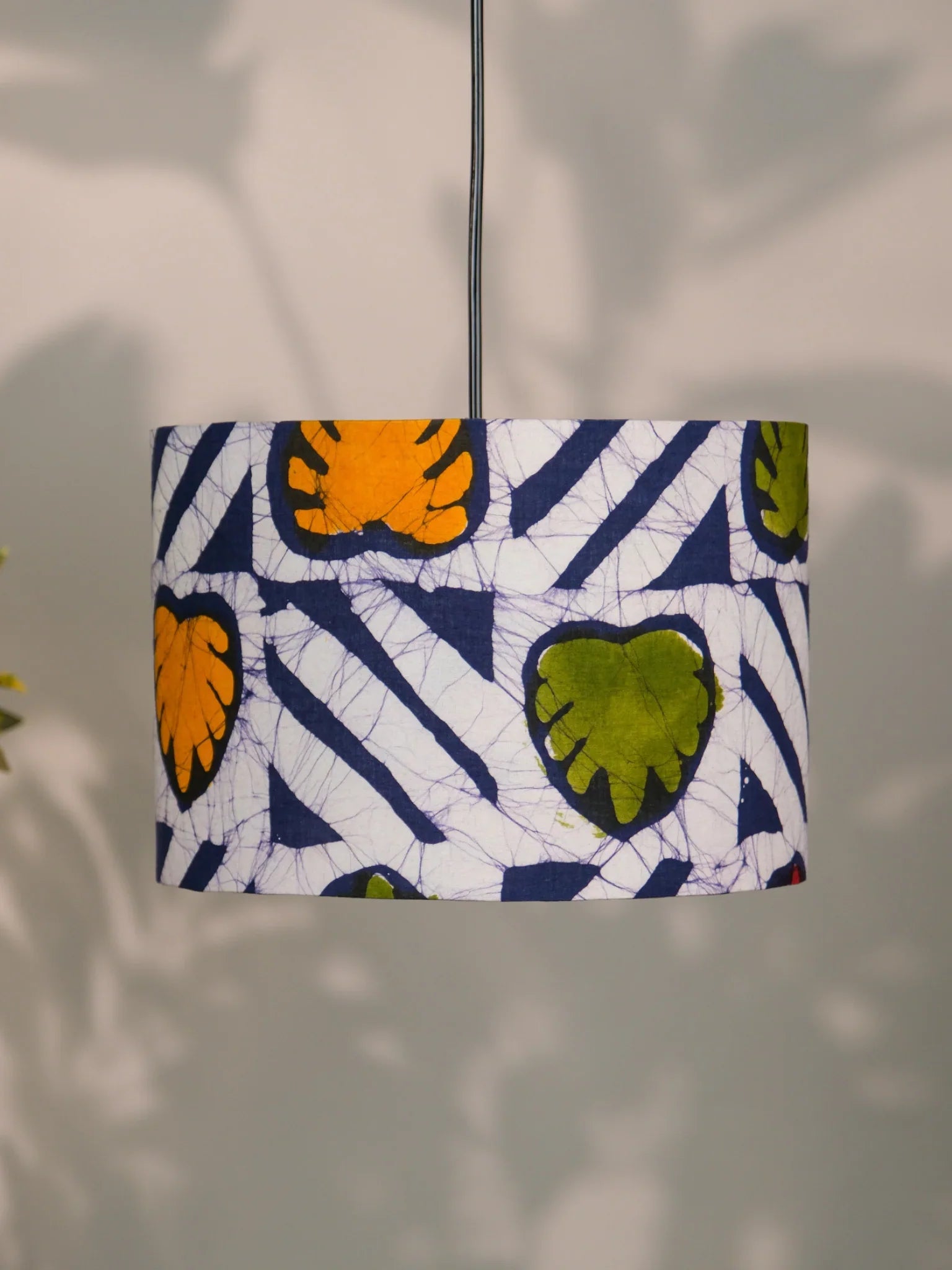 Multicolour Batik Print Pendant Light