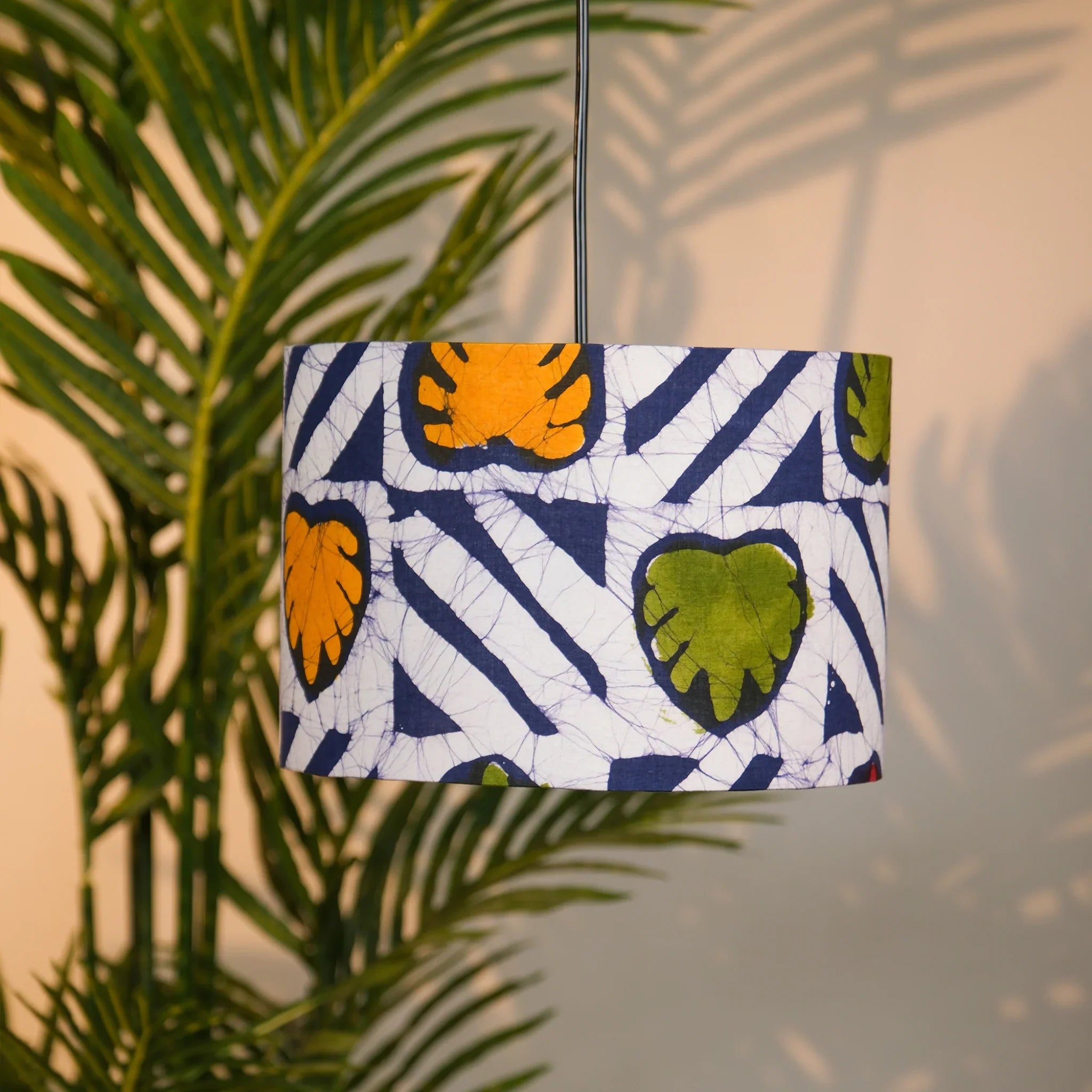 Multicolour Batik Print Pendant Light