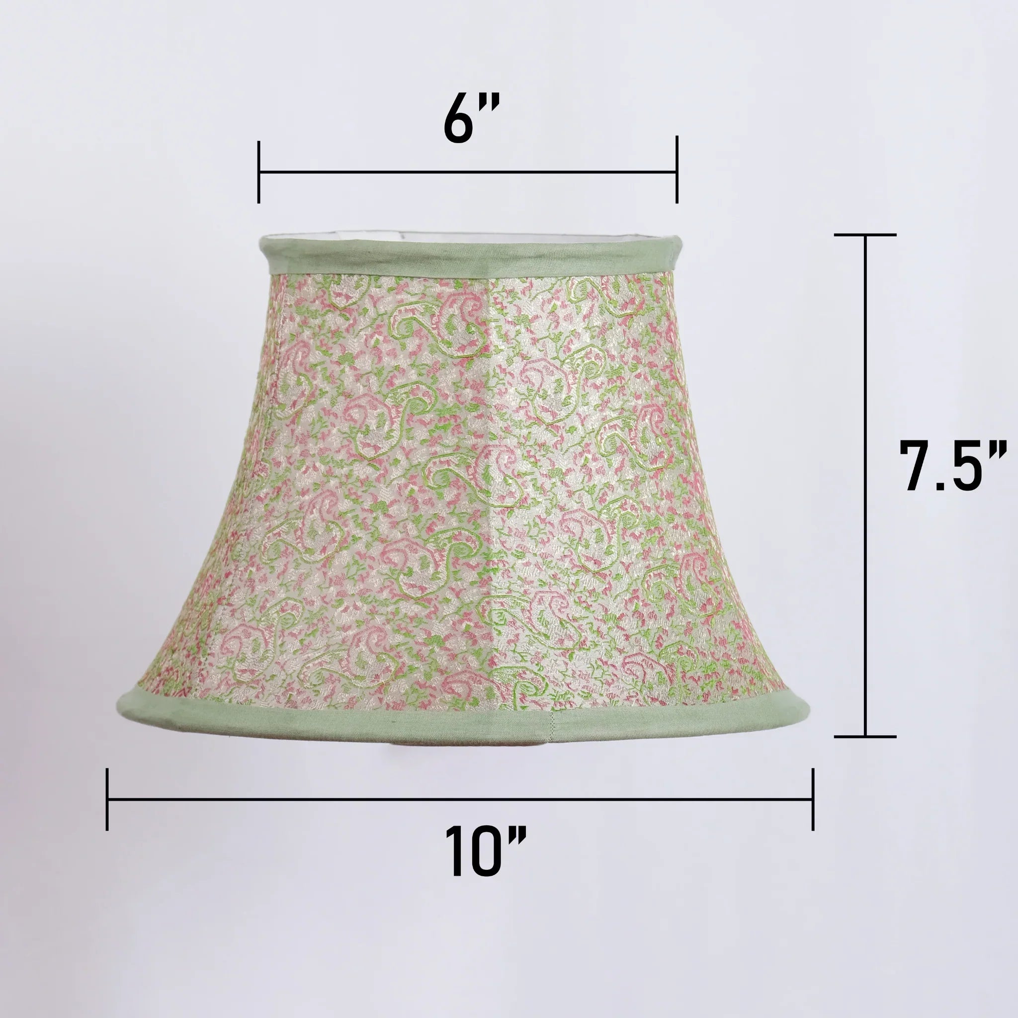Brocade Bell Lampshade