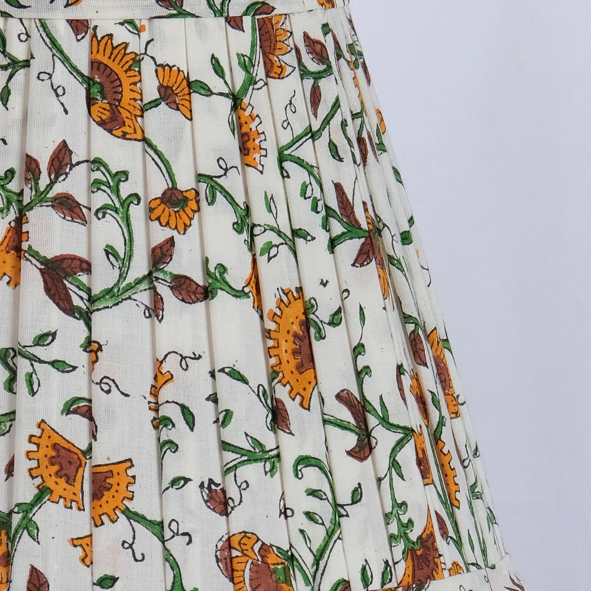 Marigold Pleated Empire Lampshade