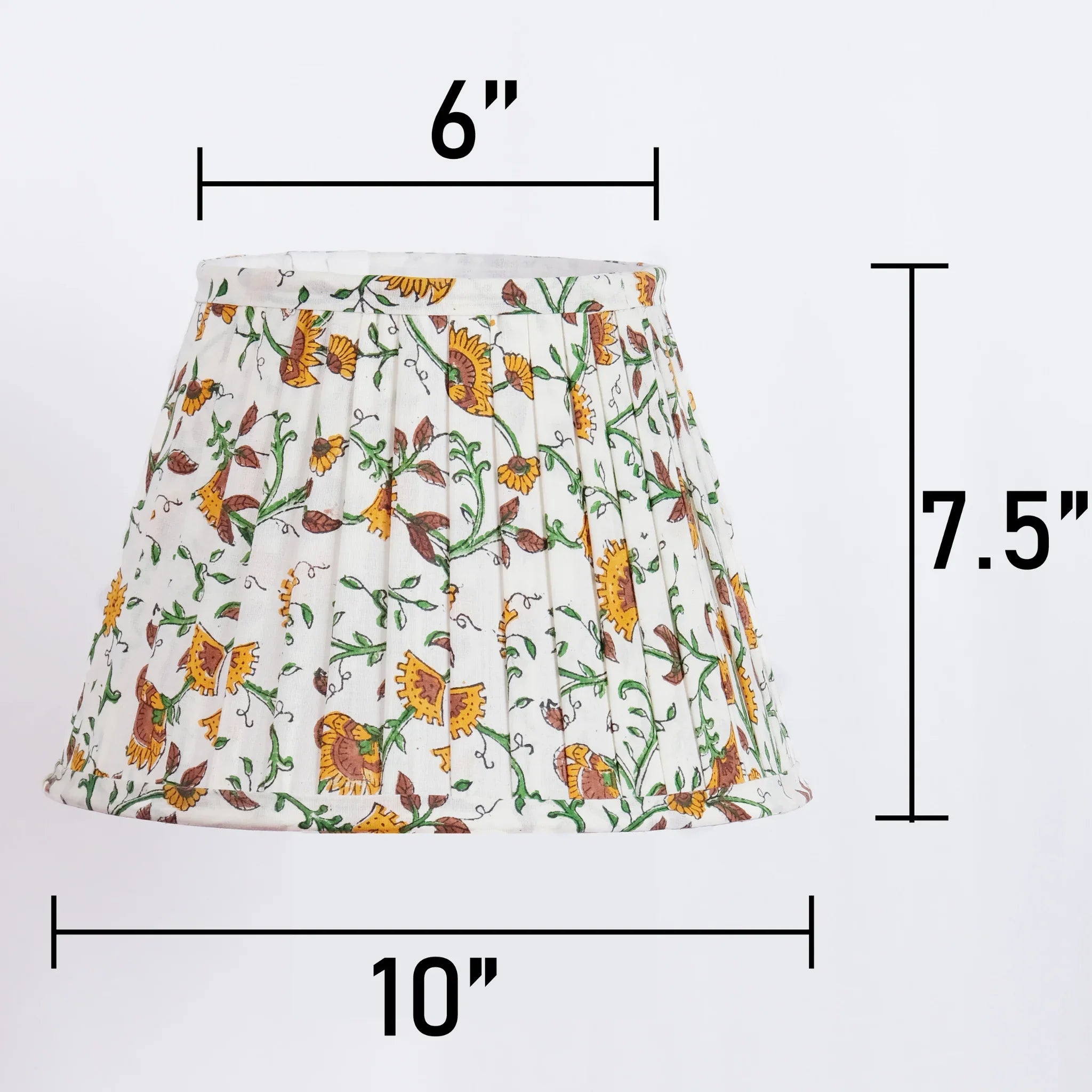 Marigold Pleated Empire Lampshade