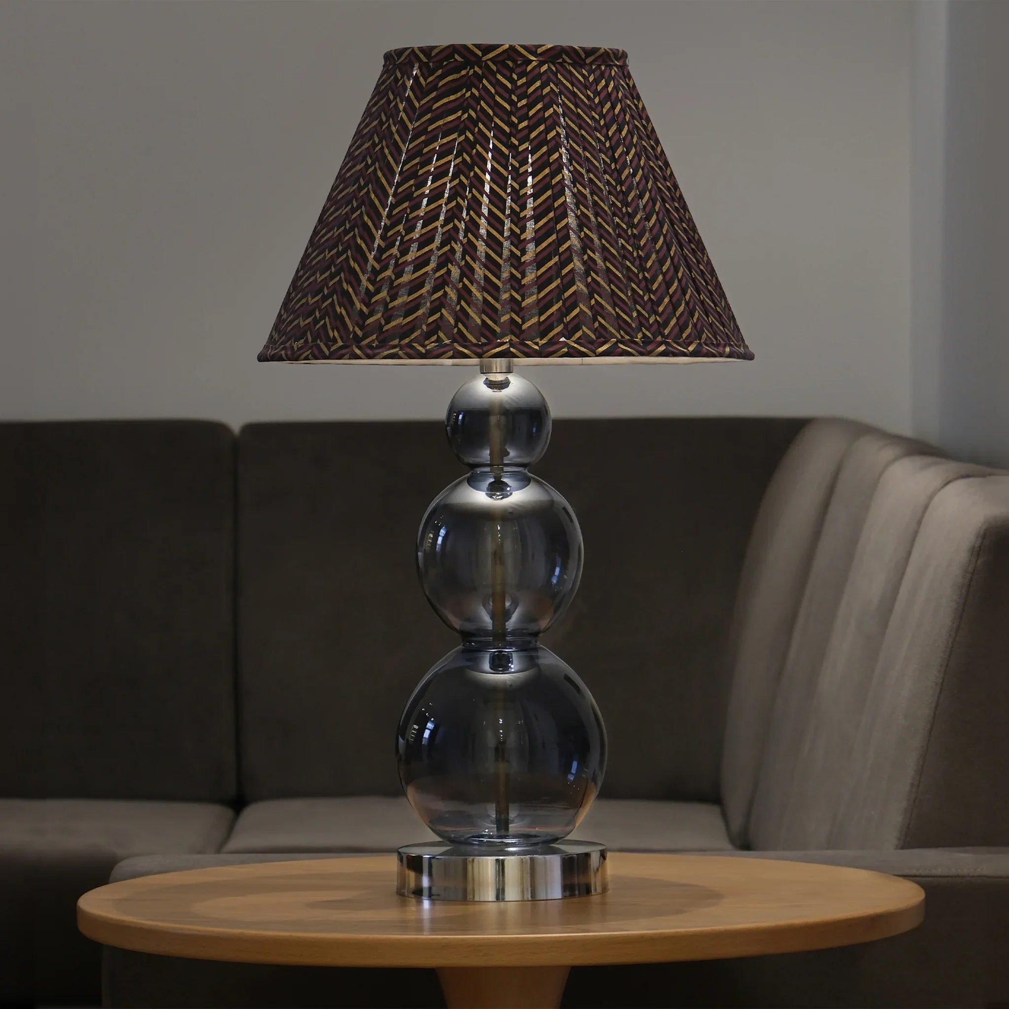 Chevron Pleated Empire Lampshade