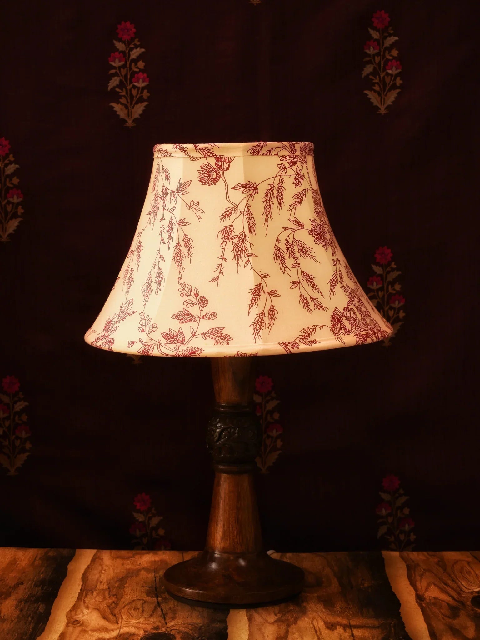 Garden of Roses Bell Lampshade