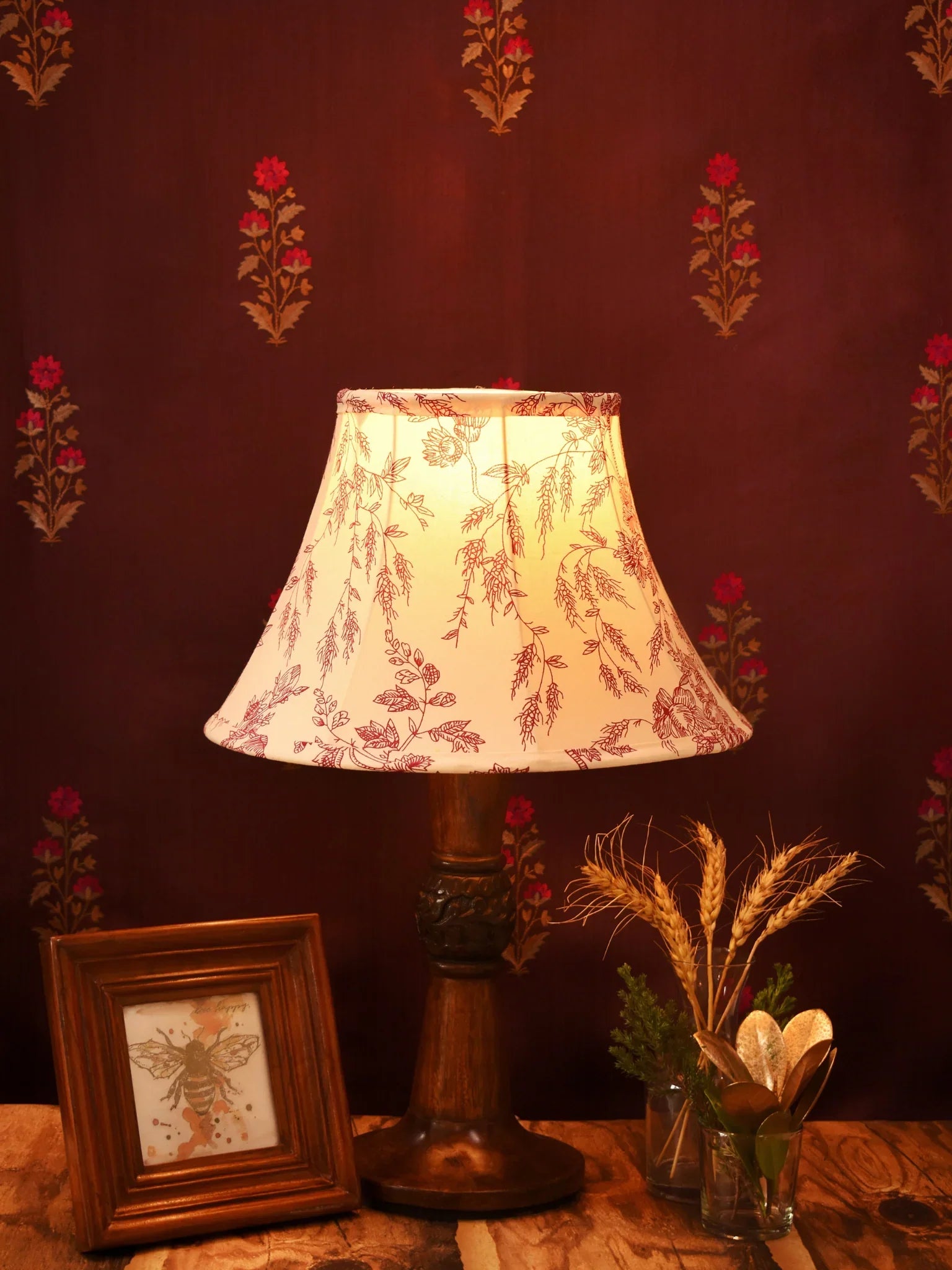 Garden of Roses Bell Lampshade
