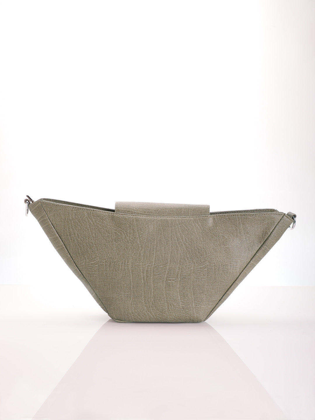 Madonna Apple Leather Tote - Olive